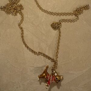 Juicy Couture rare Chihuahua necklace 2013